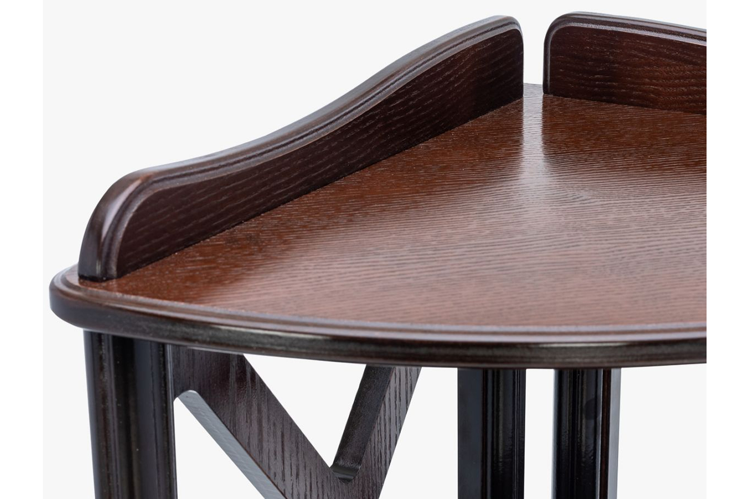 Стеллажи - изображение №3 " Этажерка-стеллаж угловая Джульетта-3 (Орех)"  на www.Angstrem-mebel.ru